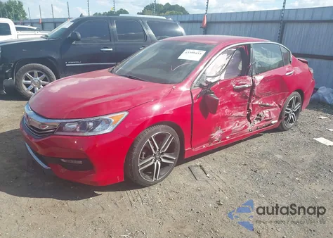 2017 Honda Accord Sport из США, поврежденный, VIN 1HGCR2F60HA093846